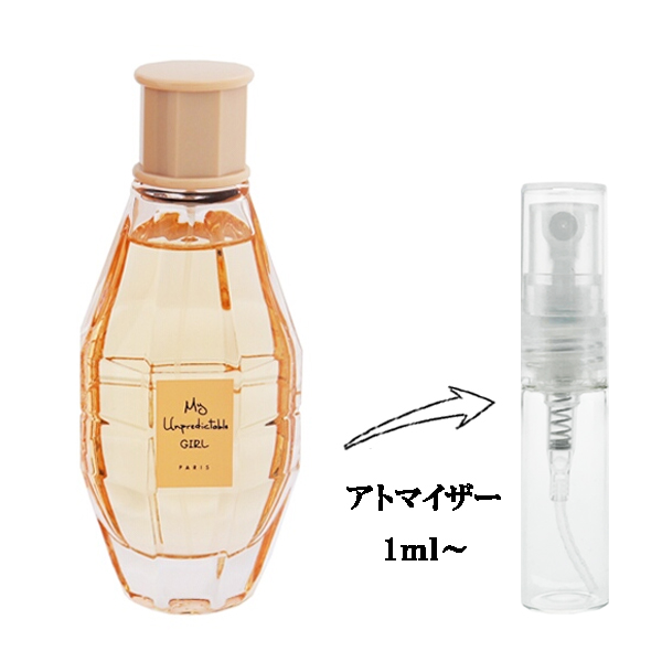 [商品番号] FR2140021000011[メーカー・ブランド] グレンペッリ[商品名] マイ アンプレディクタブル ガール EDP 【お試し香水】 1ml[キーワード] 香水・フレグランス:ミニ香