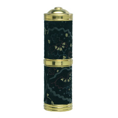 [香水][ヒロセ アトマイザー]HIROSE ATOMIZER エスニックレザー アトマイザー (真鍮 革巻き) 60603 BK (ブラック) 4ml