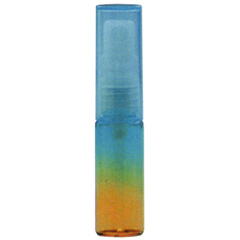 香水 ヒロセ アトマイザー HIROSE ATOMIZER グラデーションカラー ガラスアトマイザー 48075 (カラーAT ブルー/オレンジ) 4ml