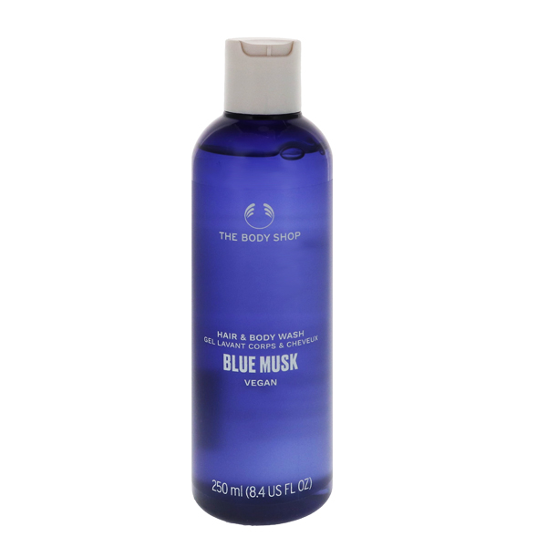 THE BODY SHOP ブルームスク ヘア＆ボディウォッシュ 250ml BLUE MUSK HAIR ＆ BODY WASH