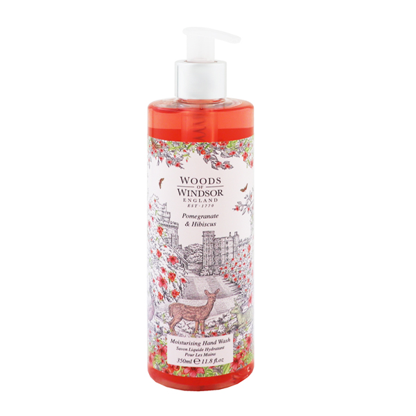 WOODS OF WINDSOR ポメグラネイト＆ハイビスカス モイスチャライジング ハンドウォッシュ 350ml