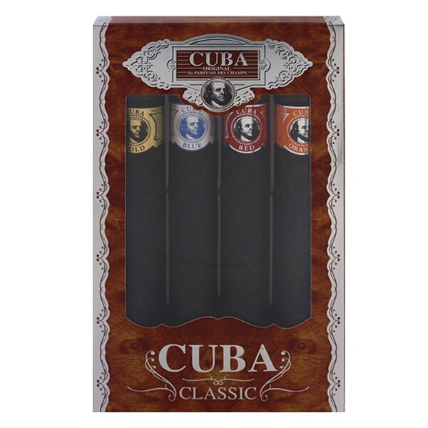 【香水 キューバ】CUBA キューバ 4シガレッツ ギフトセット 35ml×4 香水 フレグランス SET CUBA FOR MEN 4 CIGARES