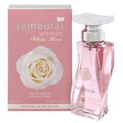 【アランドロン 香水】サムライ ウーマン ホワイトローズ EDP・SP 40ml ALAIN DELON 送料無料 香水 SAMOURAI WOMAN WHITE ROSE