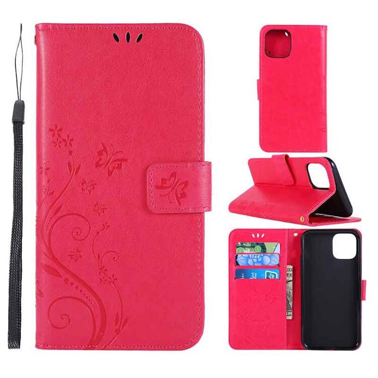 [商品番号] LF2130001000199[メーカー・ブランド] i Phone 11 ケース[商品名] i Phone 11 手帳型 スマホケース [カラー：レッド] [キーワード] 電化製品:ス
