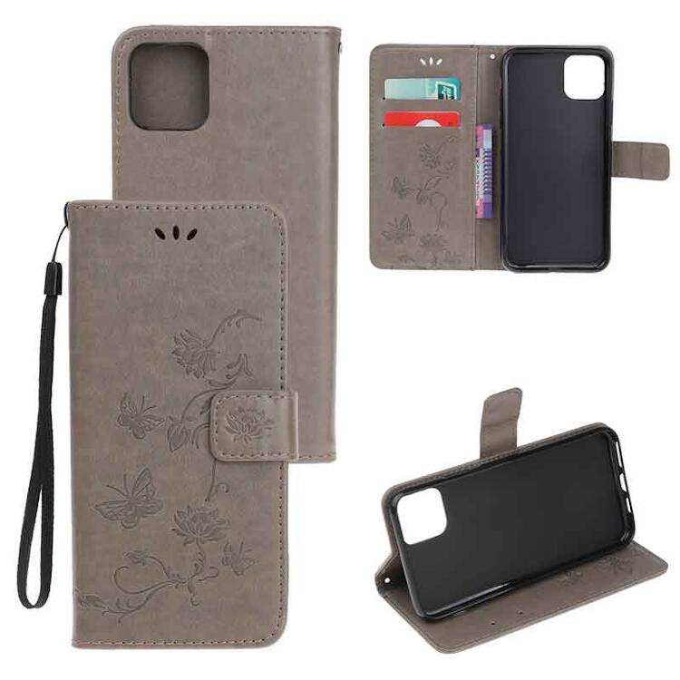 [商品番号] LF2130001010165[メーカー・ブランド] i Phone 11 Pro Max ケース[商品名] i Phone 11 Pro Max 手帳型 スマホケース [カラー：グレー