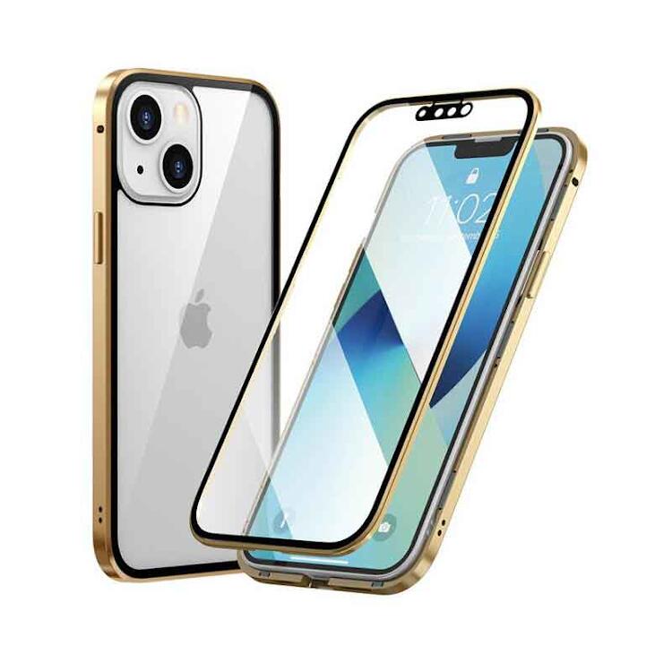 [商品番号] LF2130001510021[メーカー・ブランド] i Phone 14 Plus ケース[商品名] i Phone 14 Plus 両面ガラスケース スマホケース A [カラー：ゴー