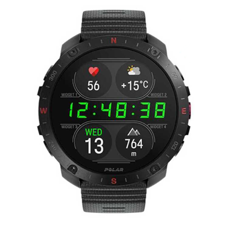 ポラール グリット X2 プロ 国内正規品 ナイトブラック バンド：S-L #900110283 送料無料 POLAR Grit X2 Pro