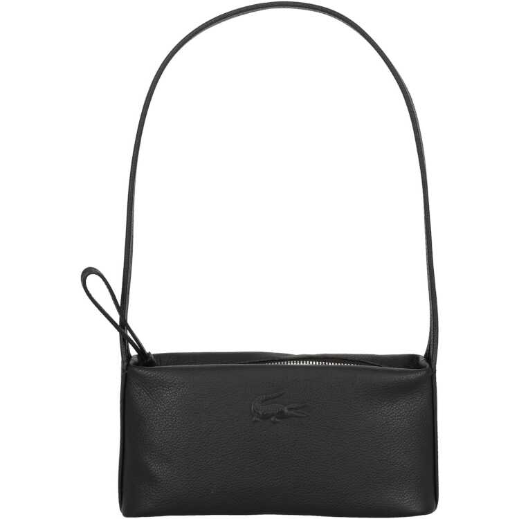 [商品番号] SR3617071516889[メーカー・ブランド] ラコステ[商品名] シティ コート S HOBO バッグ [カラー：ブラック] [サイズ：11×21.5×6.3cm] #NF453