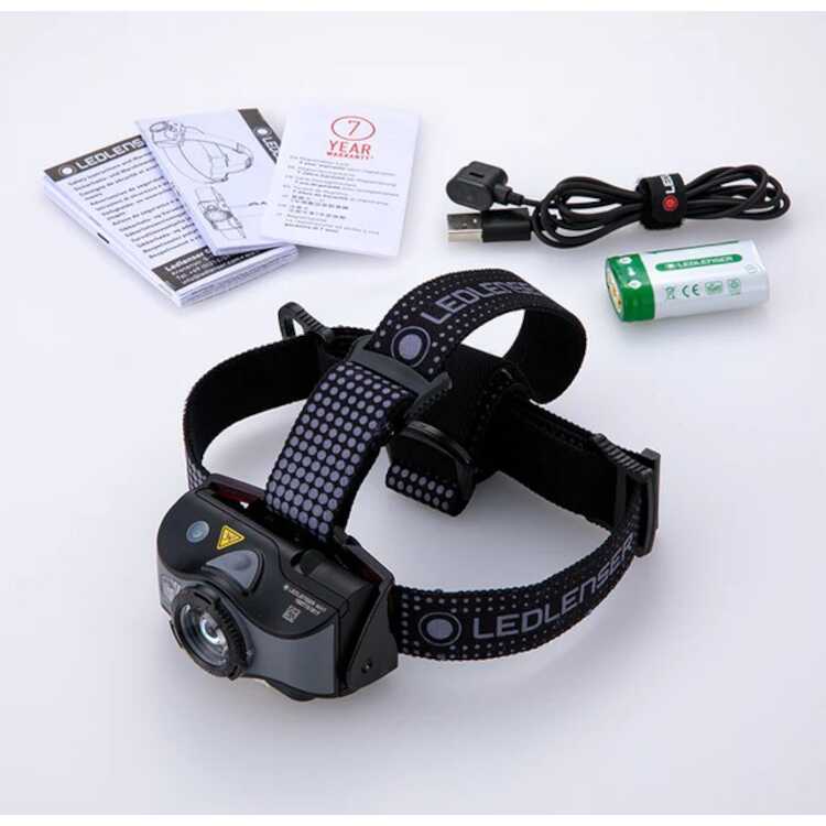 レッドレンザー MH7 [カラー：ブラック×グレー] [明るさ：最大600ルーメン] #501599 送料無料 LEDLENSER | OUTDOOR  | belmo ONLINE