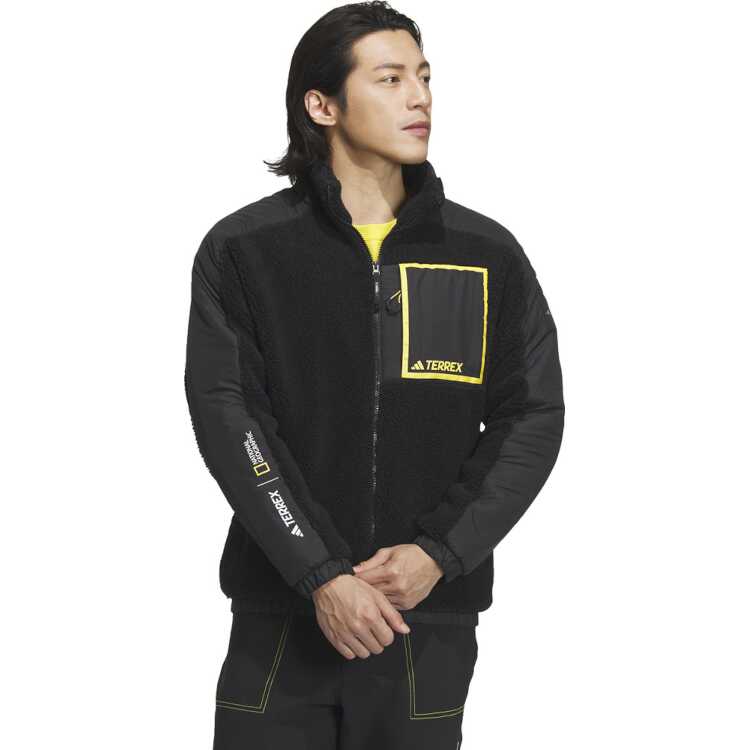 アディダス ナショナルジオグラフィック ハイパイル フリース