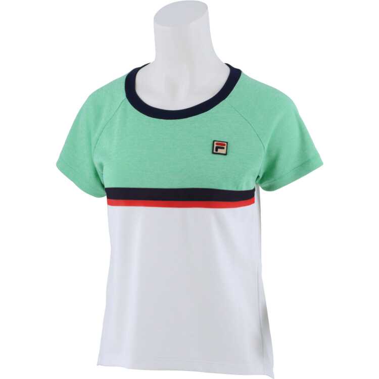 フィラ レディース テニスシャツ VL2311 [サイズ：L] [カラー：グリーン] #VL2311-25 FILA 送料無料 スポーツ・アウトドア