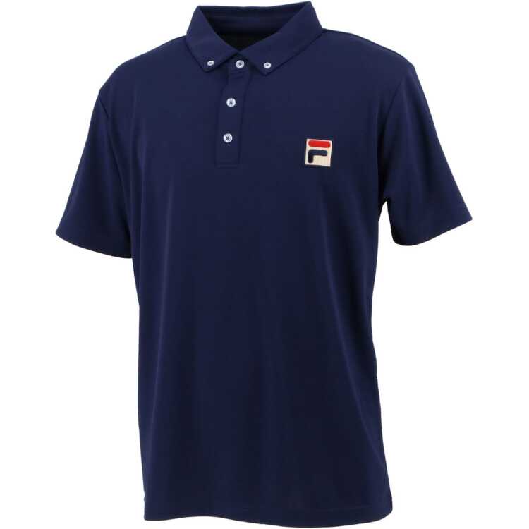 ゲームポロ ポロシャツ(メンズ) [サイズ：M] [カラー：フィラネイビー] #VM5588-20 FILA 送料無料 スポーツ・アウトドア