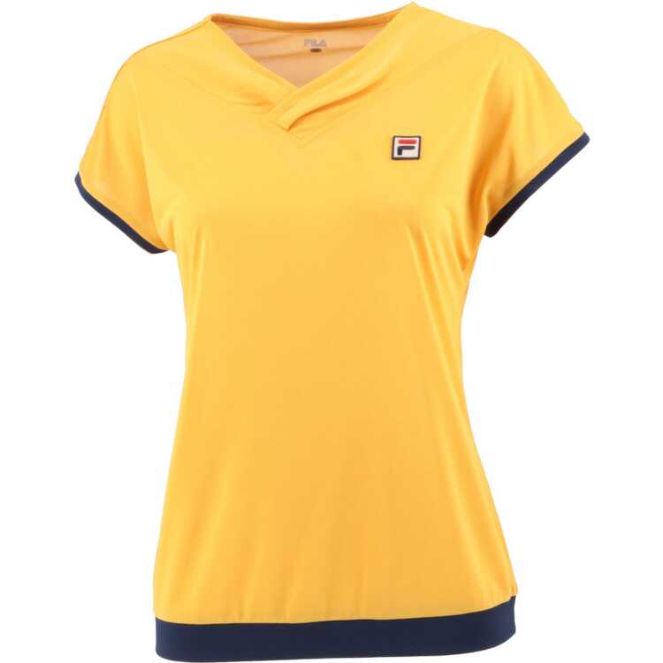 フィラ ゲームシャツ(レディース) [サイズ：M] [カラー：イエロー2] #VL2654-18A FILA 送料無料 スポーツ・アウトドア