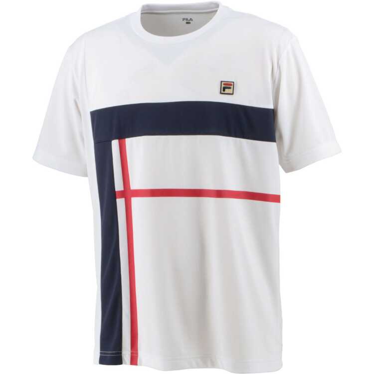 フィラ FILA ゲームシャツ(メンズ) [サイズ：M] [カラー：ホワイト] #VM5601-01 2023SS送料無料 スポーツ・アウトドア