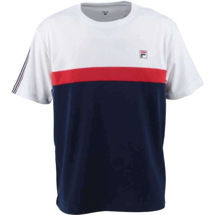 フィラ FILA ゲームシャツ(メンズ) [サイズ：M] [カラー：ホワイト] #VM7015-01 送料無料 スポーツ・アウトドア