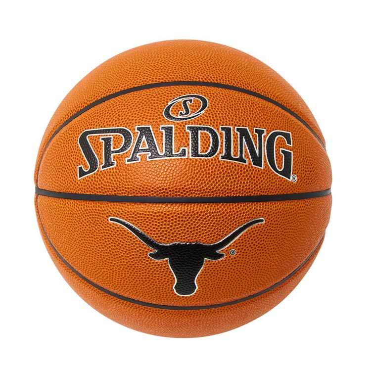 スポルディング SPALDING テキサス・ロングホーンズ 合成皮革 バスケットボール 7号球 #77-535J 送料無料 スポーツ・アウトドア