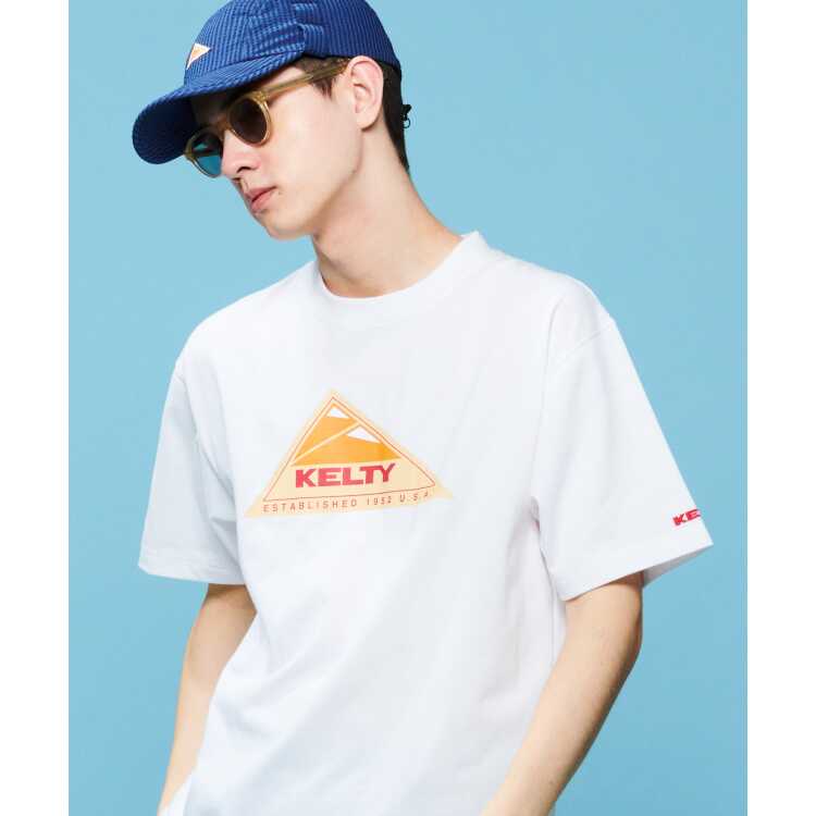 【2023SS】ケルティ ロゴ S/S Tシャツ(メンズ) [サイズ：L] [カラー：ホワイト] #KE23113004-WHITE KELTY 送料無料